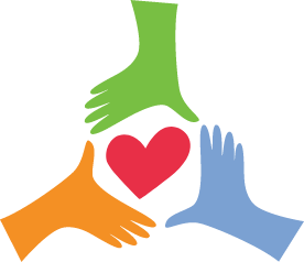 LTCPCMS logo depicting three hands around a heart